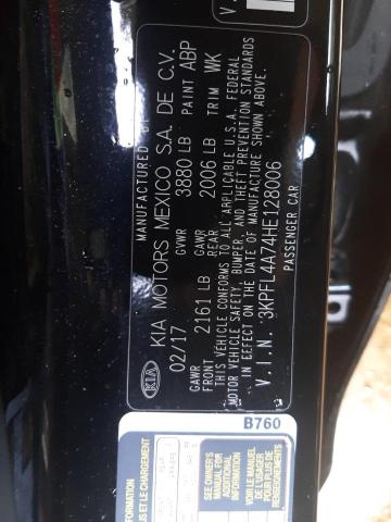 Photo 10 from auction – 2017 KIA FORTE LX with VIN 3KPFL4A74HE128006
