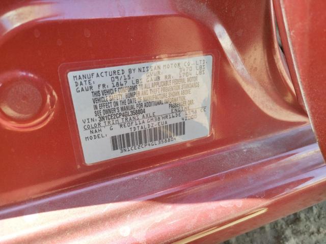 Photo 10 from auction – 2016 NISSAN VERSA NOTE with VIN 3N1CE2CP4GL358804