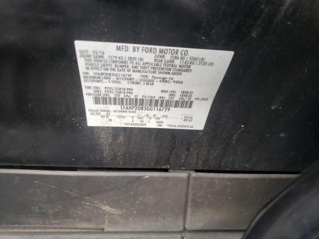 Photo 10 from auction – 2016 FORD TAURUS SE with VIN 1FAHP2D83GG116729