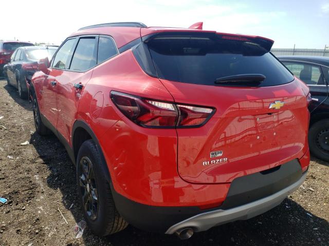 Photo 3 from auction – 2020 CHEVROLET BLAZER 2LT with VIN 3GNKBCRS2LS606431