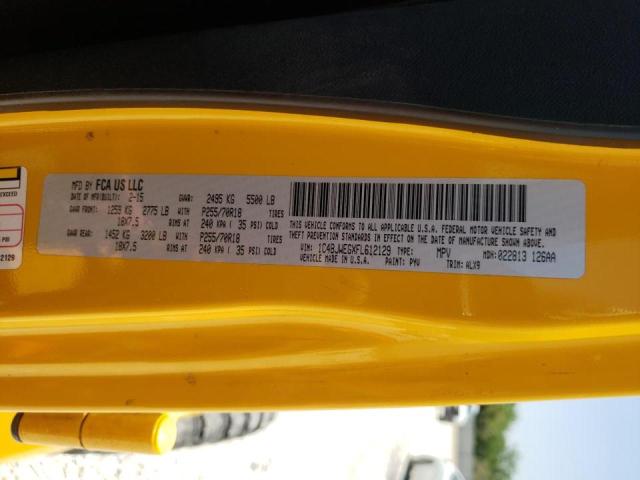 Photo 10 from auction – 2015 JEEP WRANGLER U with VIN 1C4BJWEGXFL612129
