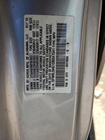Photo 10 from auction – 2013 HONDA ODYSSEY EX with VIN 5FNRL5H61DB041541