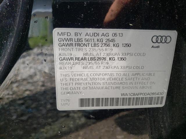 Photo 10 from auction – 2013 AUDI Q5 PREMIUM with VIN WA1C8AFP0DA095430
