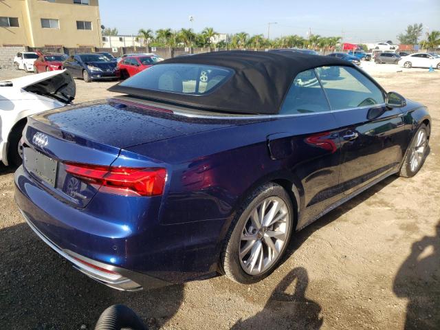 Photo 4 from auction – 2021 AUDI A5 PREMIUM with VIN WAUWAGF51MN005507