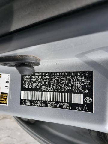 Photo 10 from auction – 2010 TOYOTA PRIUS with VIN JTDKN3DU1A0122456
