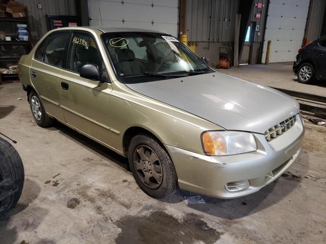 HYUNDAI ACCENT GL 2002 with VIN KMHCG45C82U326879 - Photo from auction