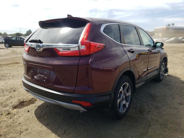 Photo 4 from auction – 2017 HONDA CR-V EX with VIN 7FARW1H59HE028814
