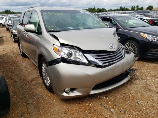 TOYOTA SIENNA XLE 2015 with VIN 5TDYK3DC1FS615682 - Photo from auction