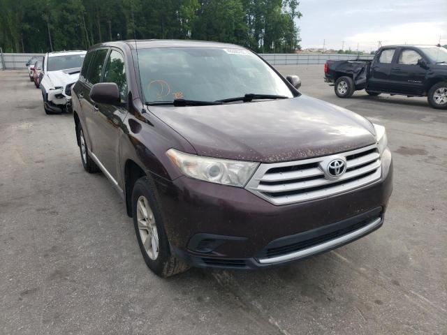 TOYOTA HIGHLANDER 2012 with VIN 5TDZA3EH7CS025600 - Photo from auction