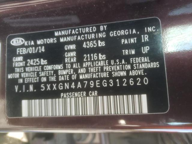 Photo 10 from auction – 2014 KIA OPTIMA EX with VIN 5XXGN4A79EG312620