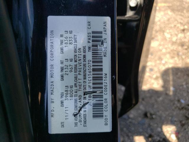 Photo 10 from auction – 2012 MAZDA 3 I with VIN JM1BL1UF1C1565070