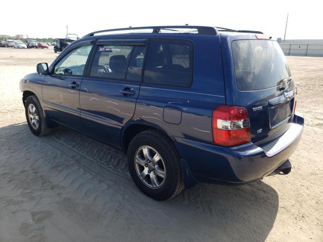 Photo 3 from auction – 2005 TOYOTA HIGHLANDER with VIN JTEGP21A450074196