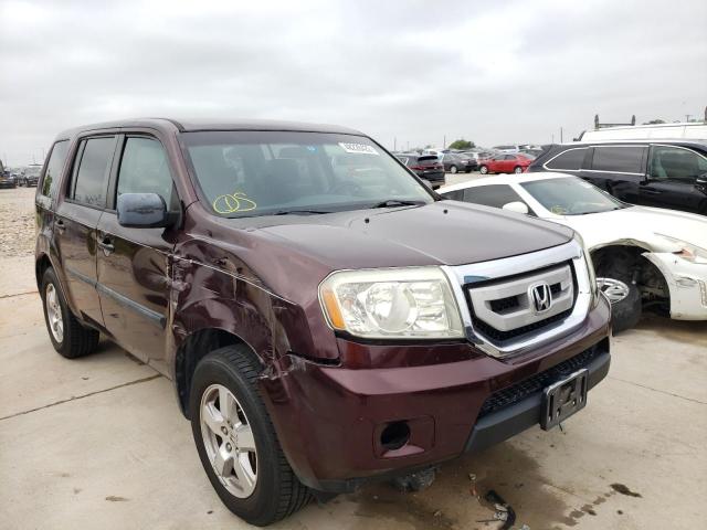 HONDA PILOT LX 2011 with VIN 5FNYF3H28BB020185 - Photo from auction