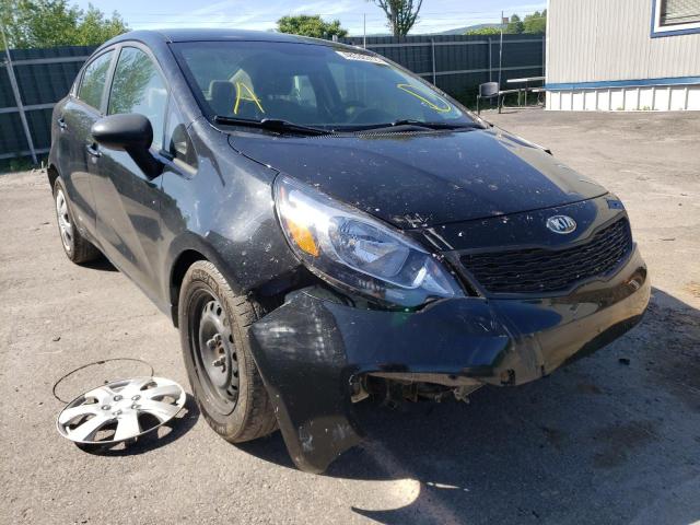 KIA RIO LX 2014 with VIN KNADM4A39E6417074 - Photo from auction