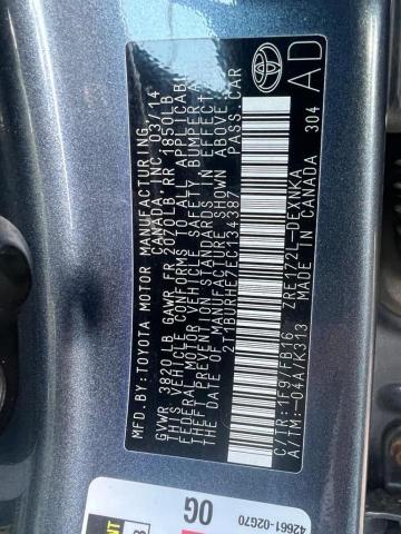 Photo 10 from auction – 2014 TOYOTA COROLLA L with VIN 2T1BURHE7EC134387