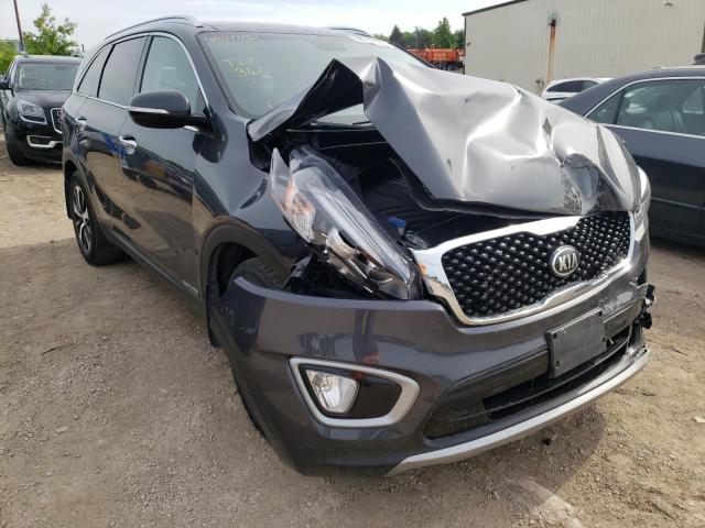 KIA SORENTO EX 2016 with VIN 5XYPHDA56GG155732 - Photo from auction