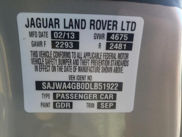 Photo 10 from auction – 2013 JAGUAR XK with VIN SAJWA4GB0DLB51922