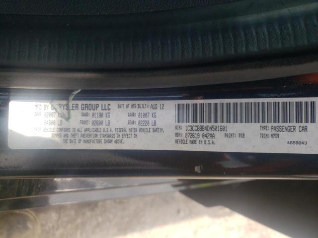 Photo 10 from auction – 2013 CHRYSLER 200 TOURIN with VIN 1C3CCBBB4DN501601