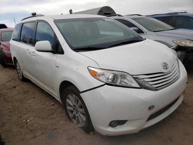 TOYOTA SIENNA LE 2017 with VIN 5TDJZ3DC3HS162844 - Photo from auction