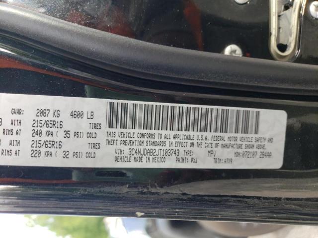 Photo 10 from auction – 2018 JEEP COMPASS SP with VIN 3C4NJDAB2JT103743