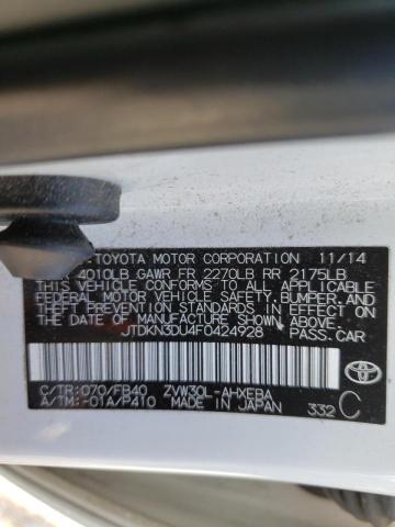 صورة رقم 10 من المزاد - 2015 TOYOTA PRIUS مع VIN JTDKN3DU4F0424928