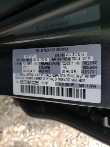 Photo 10 from auction – 2021 MAZDA CX-5 TOURI with VIN JM3KFBCM5M0422361