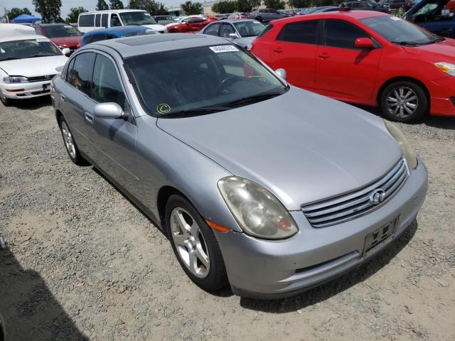 INFINITI G35 2004 with VIN JNKCV51EX4M615187 - Photo from auction
