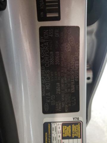 Photo 10 from auction – 2015 KIA FORTE LX with VIN KNAFK4A65F5434972