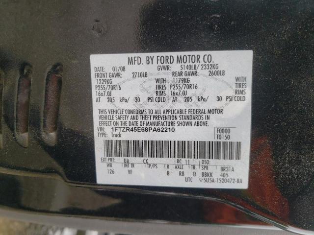 Photo 10 from auction – 2008 FORD RANGER SUP with VIN 1FTZR45E68PA62210