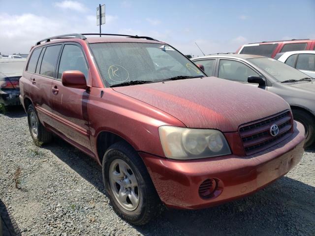 TOYOTA HIGHLANDER 2002 with VIN JTEGD21A120026482 - Photo from auction