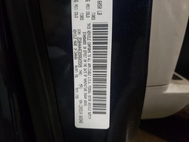 Photo 10 from auction – 2009 DODGE GRAND CARA with VIN 2D8HN44E89R603509