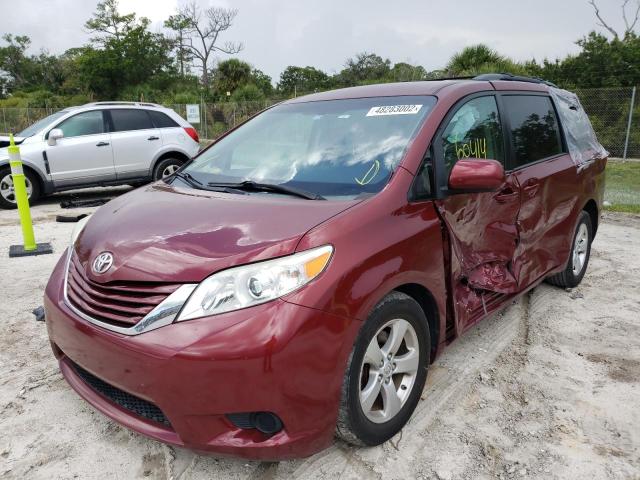 Photo 2 from auction – 2016 TOYOTA SIENNA LE with VIN 5TDKK3DC2GS722540