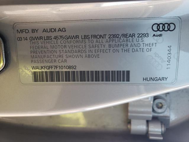 Photo 10 from auction – 2015 AUDI A3 PRESTIG with VIN WAUKFGFF7F1010892