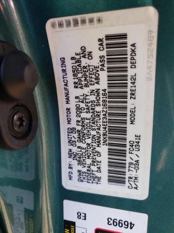 Photo 10 from auction – 2010 TOYOTA COROLLA BA with VIN 1NXBU4EE3AZ168164