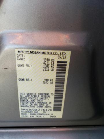 Photo 10 from auction – 2013 NISSAN ALTIMA 2.5 with VIN 1N4AL3AP2DC276120