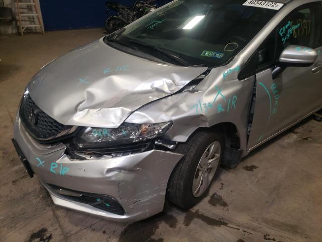 Photo 9 from auction – 2015 HONDA CIVIC LX with VIN 19XFB2F59FE267558