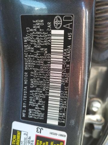 Photo 10 from auction – 2013 TOYOTA CAROLLA with VIN 2T1BU4EE5DC084899