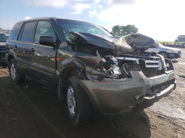HONDA PILOT LX 2007 with VIN 2HKYF18137H511185 - Photo from auction