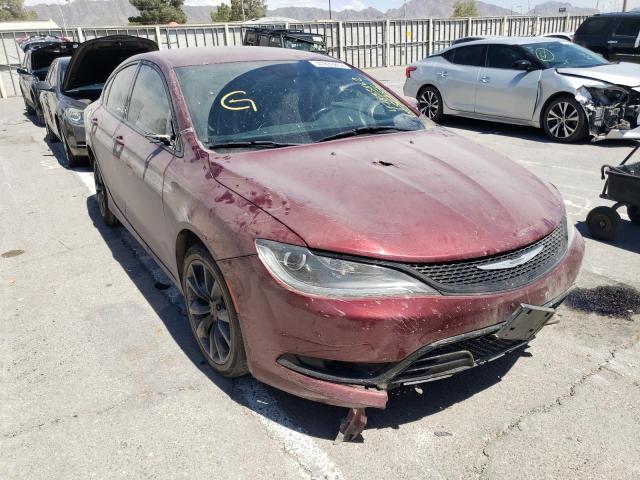 CHRYSLER 200 S 2015 with VIN 1C3CCCBGXFN615056 - Photo from auction