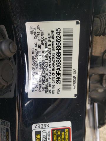 Photo 10 from auction – 2008 HONDA CIVIC EX with VIN 2HGFA16868H356245