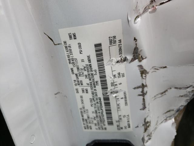Photo 10 from auction – 2018 FORD F150 SUPER with VIN 1FTEX1EP0JFE66040