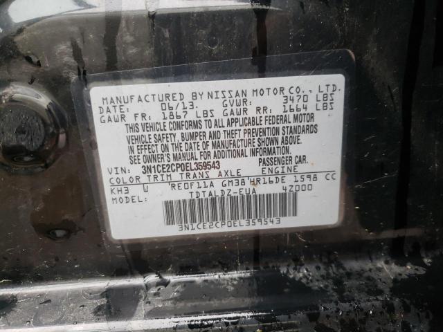 Photo 10 from auction – 2014 NISSAN VERSA NOTE with VIN 3N1CE2CP0EL359543