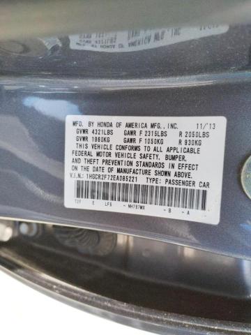 Photo 10 from auction – 2014 HONDA ACCORD EX with VIN 1HGCR2F72EA085221