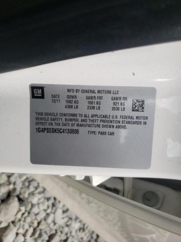 Photo 10 from auction – 2012 BUICK VERANO with VIN 1G4PS5SK5C4130806