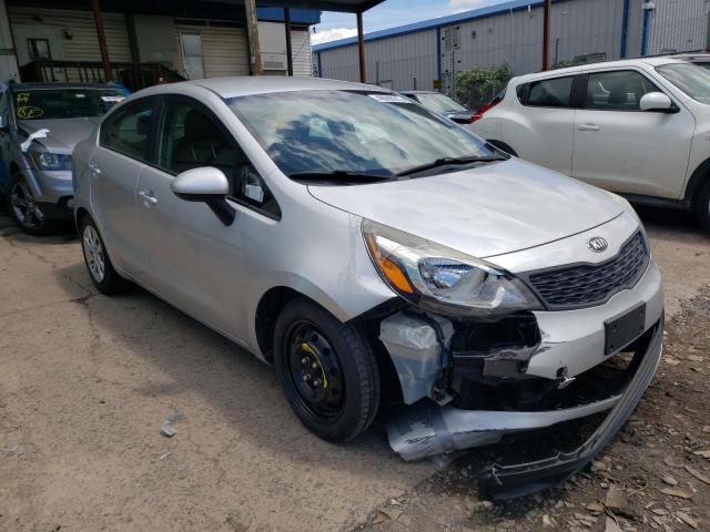 KIA RIO LX 2015 with VIN KNADM4A34F6504785 - Photo from auction