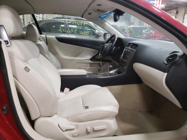 Photo 5 from auction – 2010 LEXUS IS 250 with VIN JTHFF2C23A2508291