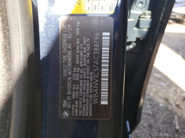 Photo 10 from auction – 2010 BMW 528 XI with VIN WBANV1C57AC388796