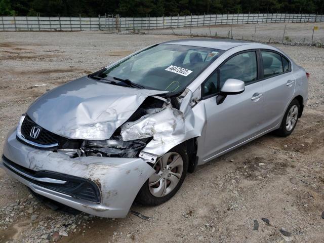 Photo 2 from auction – 2013 HONDA CIVIC LX with VIN 2HGFB2F50DH502271