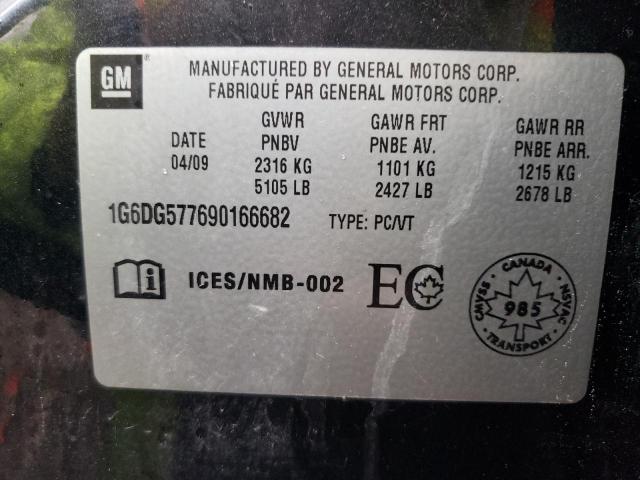 Photo 10 from auction – 2009 CADILLAC CTS with VIN 1G6DG577690166682