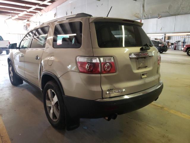 Photo 3 from auction – 2010 GMC ACADIA SLT with VIN 1GKLRMED2AJ161830